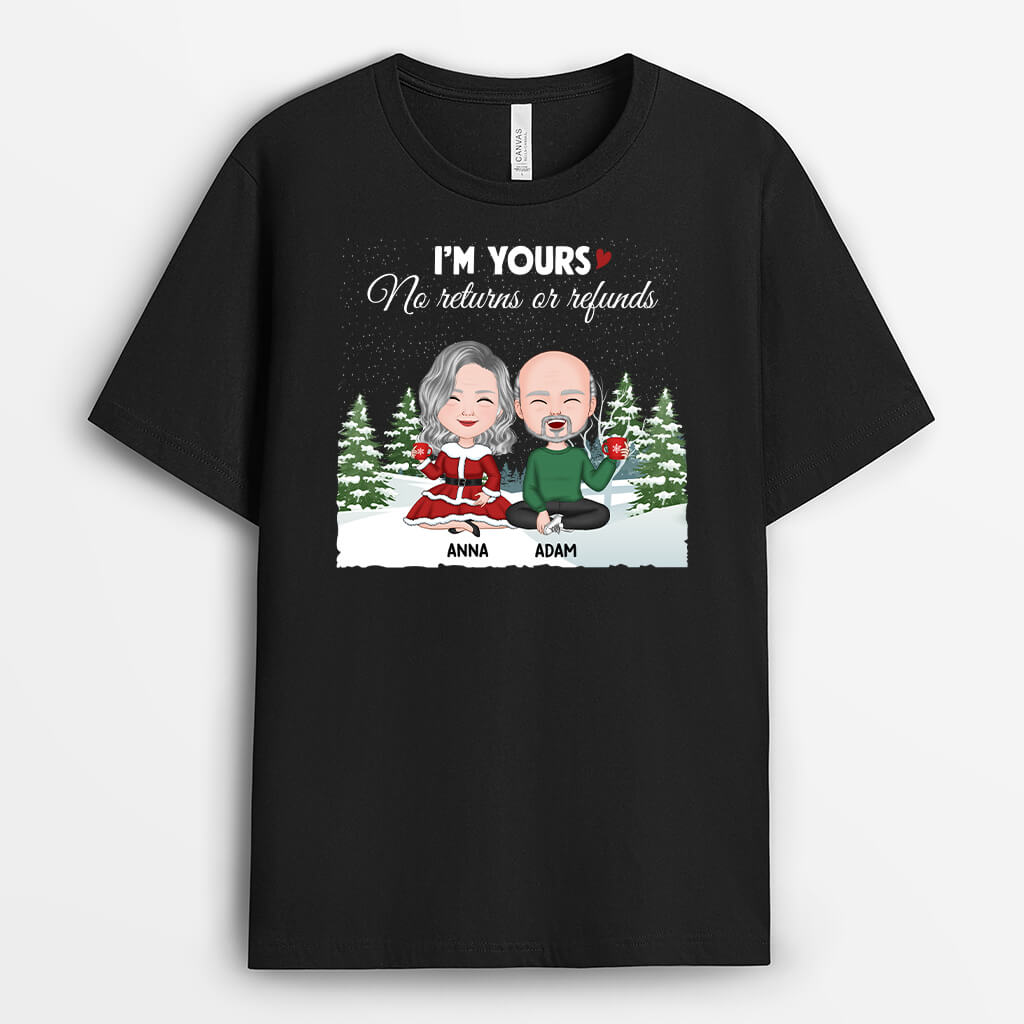 1410AUS2 personalized im yours no returns or refunds t shirt