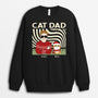 1413WUS1 personalized cat dad christmas sweatshirt