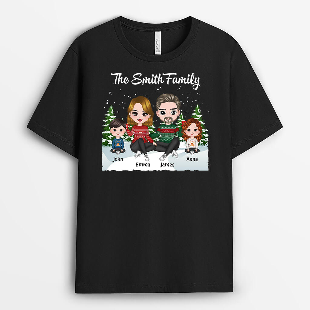 1415AUS1 personalized family t shirt