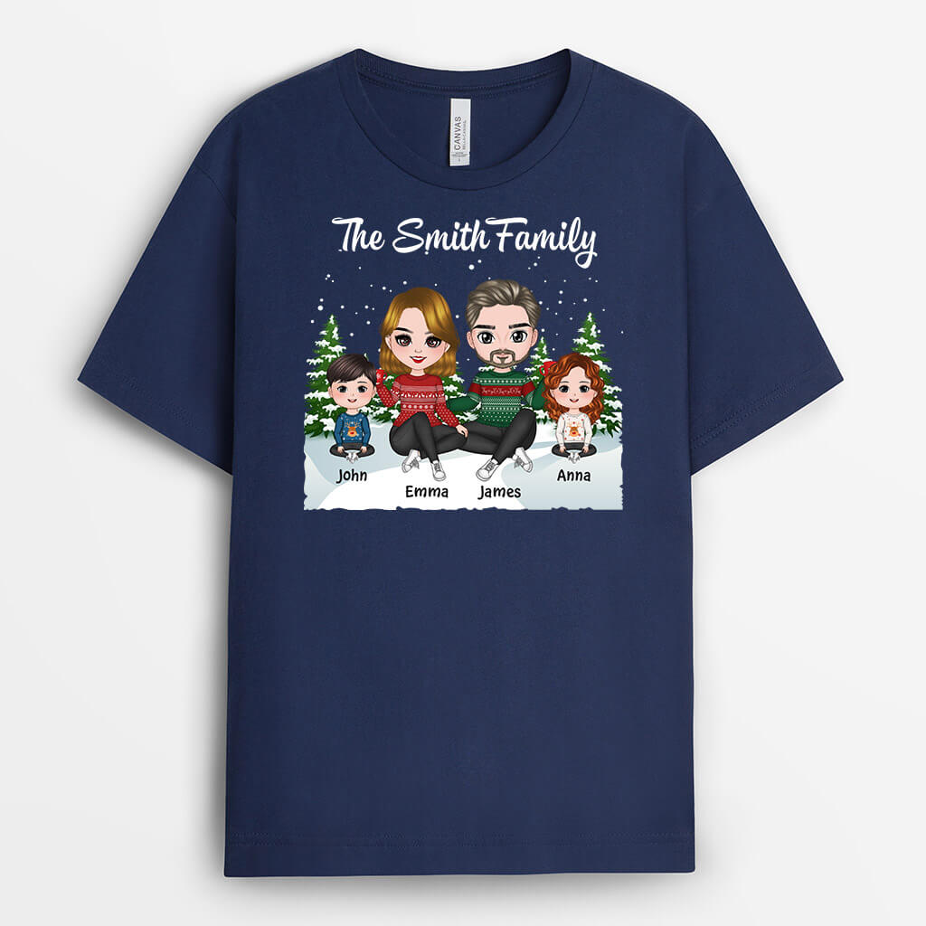 1415AUS2 personalized family t shirt
