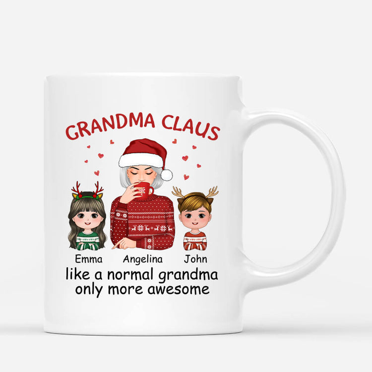 Personalized Mummy Claus Mug