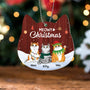 1425OUS2 personalized meowy christmas ornament