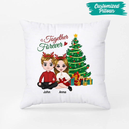 1429PUS2 personalized together forever pillow