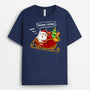 1431AUS2 personalized meowy catmas on a sleigh t shirt