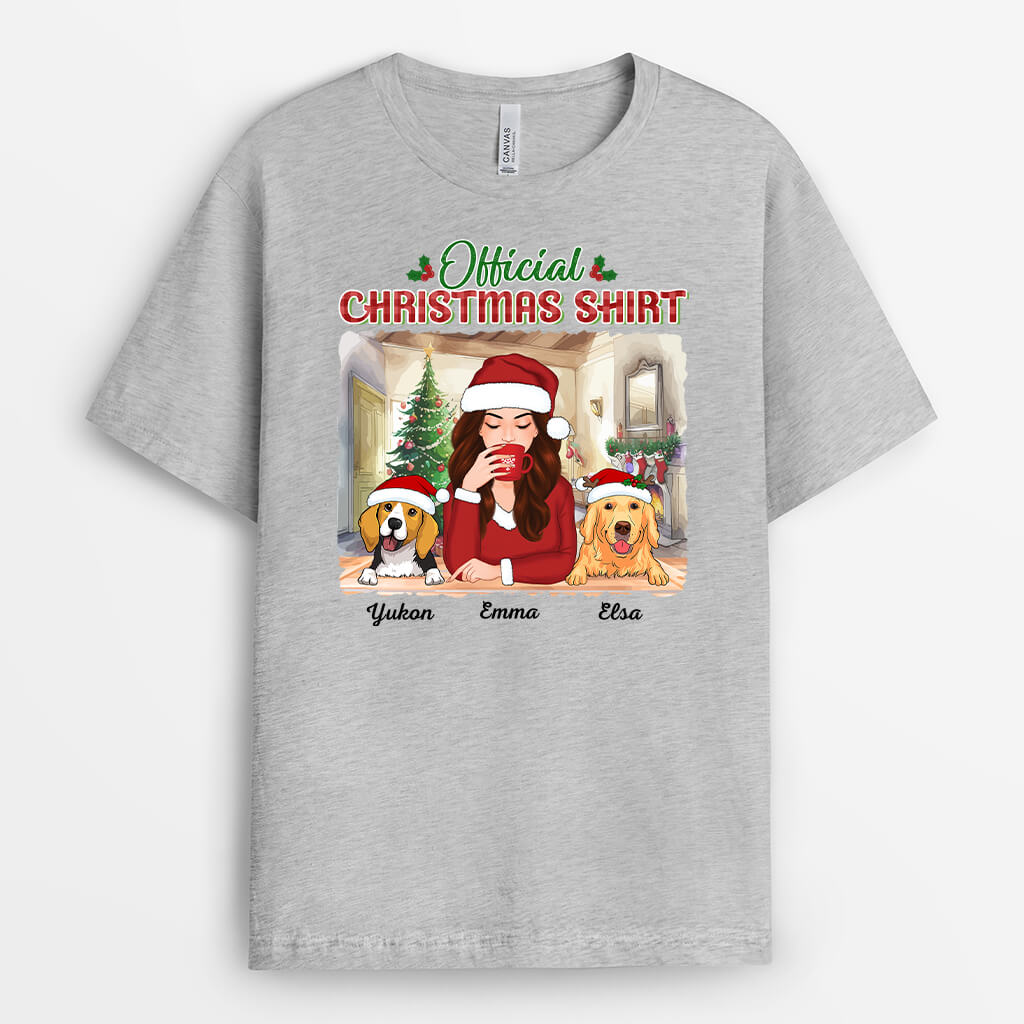 1432AUS2 personalized official christmas outfit t shirt
