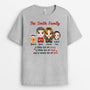 1443AUS2 personalized the family with pets t shirt