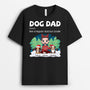 1450AUS2 personalized dog dad christmas t shirt
