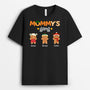 1460AUS1 personalized mommys gang gingerbread man t shirt