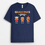 1460AUS2 personalized mommys gang gingerbread man t shirt