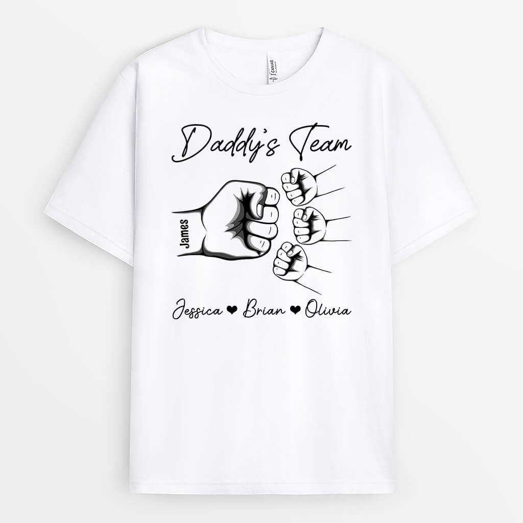 1461AUS1 personalized daddys team t shirt