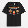 1472AUS1 personalized grandkids warm my heart gingerbread t shirt