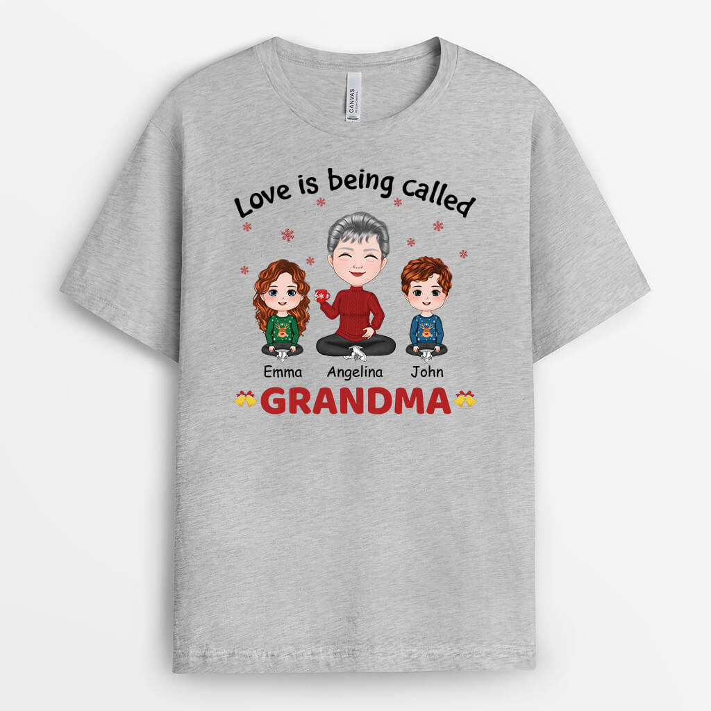 1473AUS2 personalized love is being called mummy t shirt