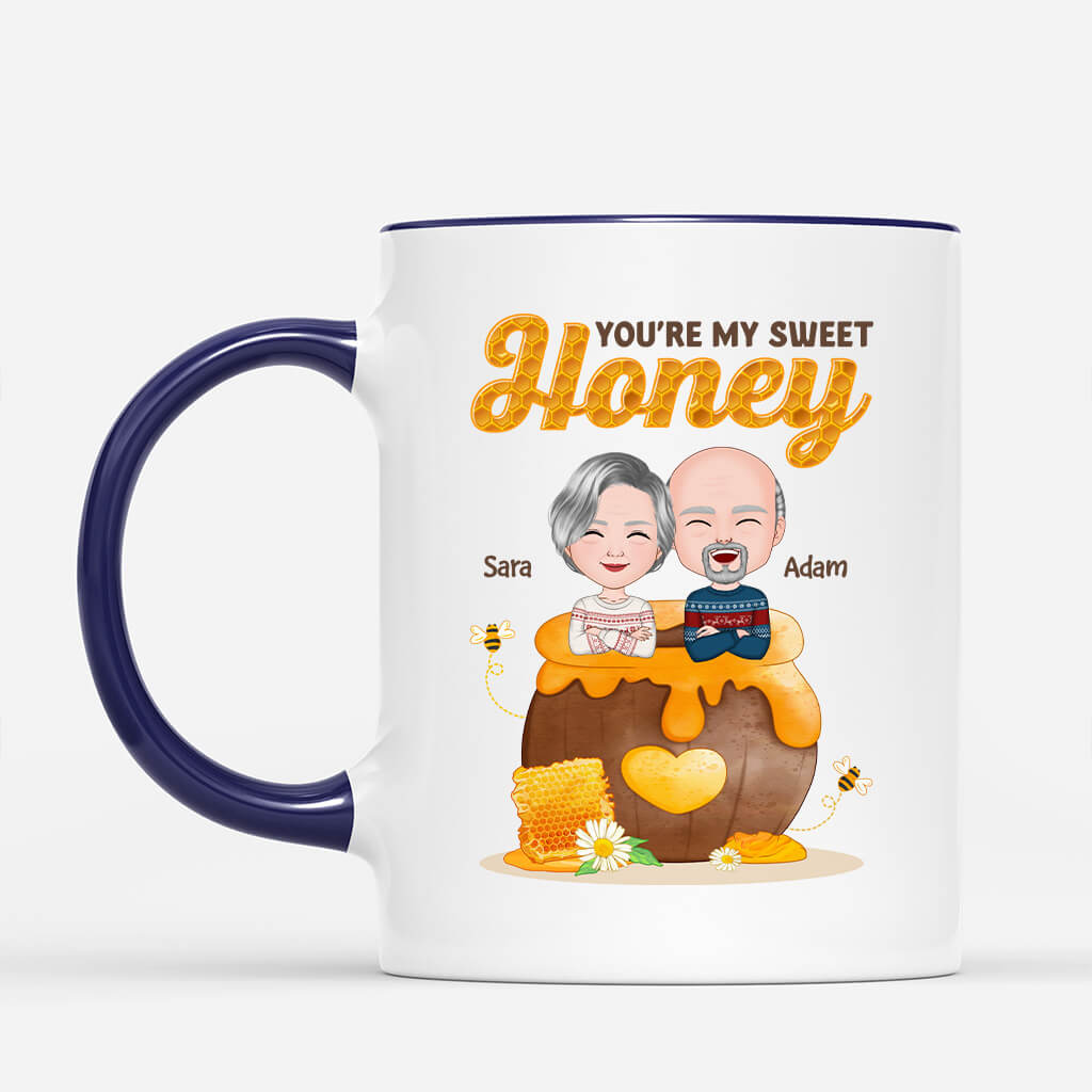 1477MUS2 personalized you are my sweet honey mug