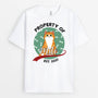 1483AUS1 personalized cat property t shirt