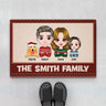 Personalized The Family Christmas Doormat