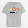 1504AUS2 personalized grandpa with kids t shirt