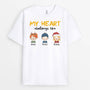 1505AUS2 personalized my heart belongs to t shirt