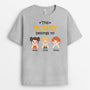 1517AUS2 personalized this grandma belongs to kids with hands on chin t shirt