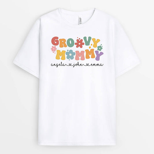 1518AUS1 personalized groovy mama t shirt