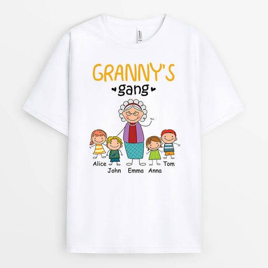 1526AUS2 personalized grandmas gang t shirt