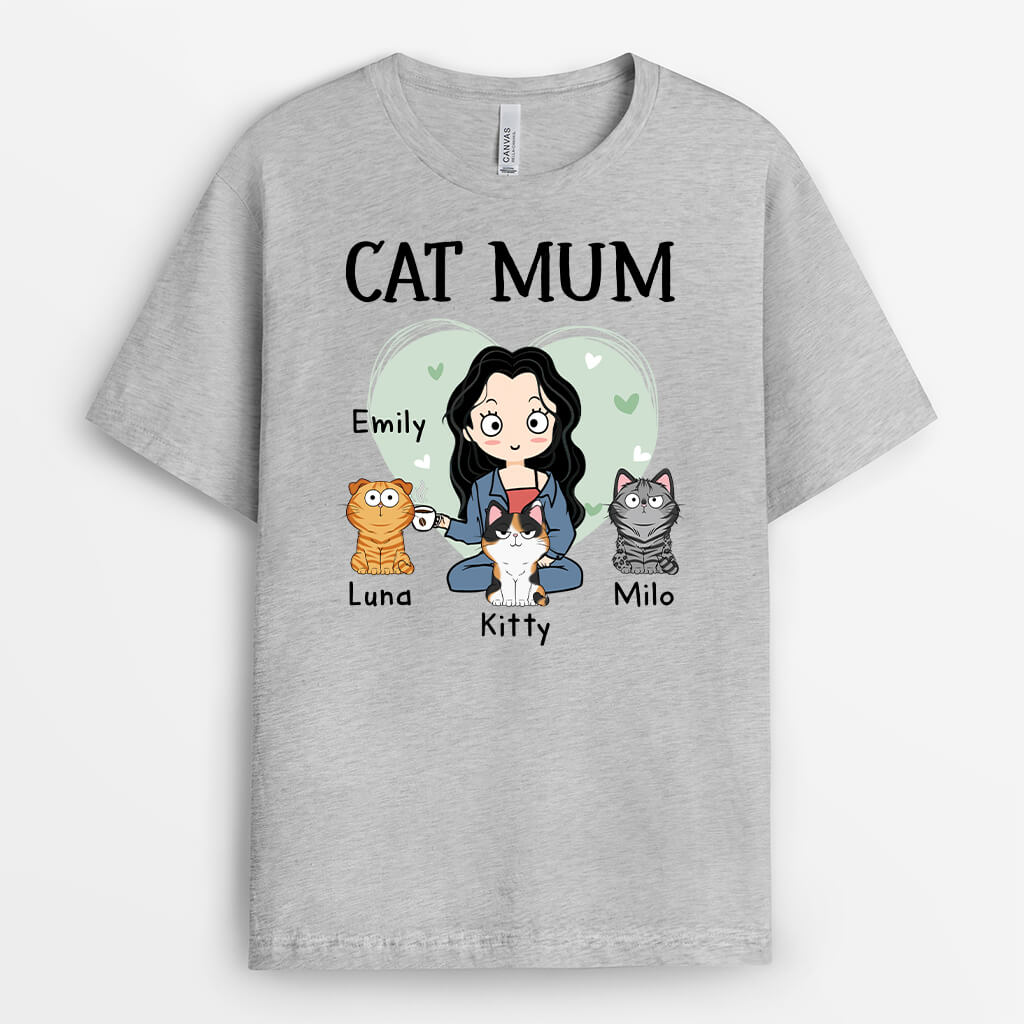 1531AUS2 personalized cat mom t shirt
