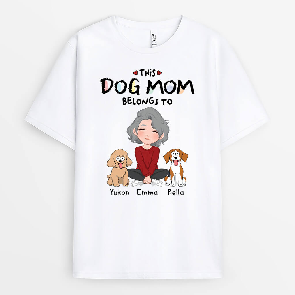 1536AUS2 personalized this dog mom belongs to t shirt