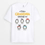 1542AUS2 personalized this mommy grandma belongs to penguin t shirt