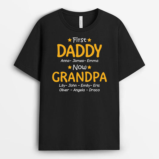 1553AUS2 personalized gift for father grandpa t shirt