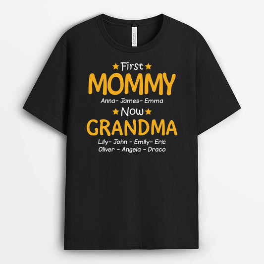 1553AUS2 personalized gift for mother grandma t shirt