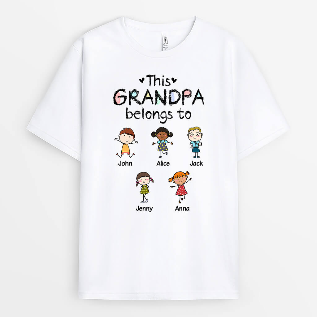 1555AUS1 personalized this daddy grandpa belongs to pillow
