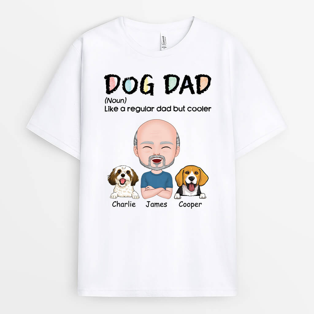1608AUS2 personalized dog dad definition t shirt