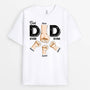 1613AUS2 personalized best dad ever t shirt