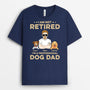 1624AUS1 personalized im not retired im a professional dog dad t shirt