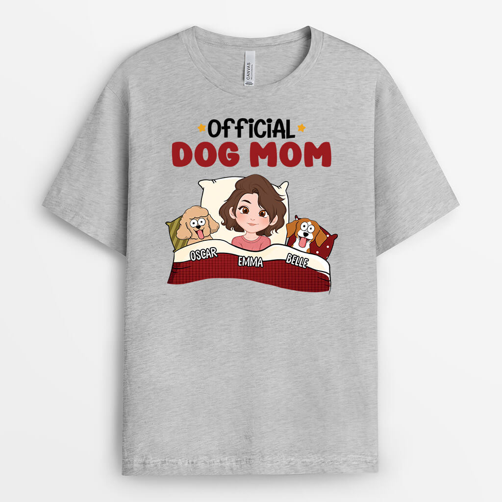 1641AUS2 personalized official dog mom dog dad t shirt