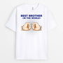 1652AUS1 personalized best brother in the world t shirt