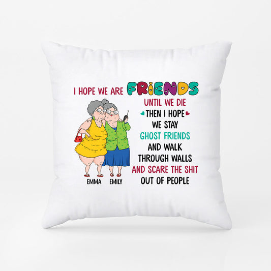 1660PUS1 personalized old friends sisters pillow t shirt