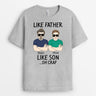 Personalized Like Father Like Daughter Arms Crossed T-shirt