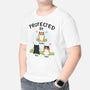 1664AUS2 personalized protected by cats kid t shirt