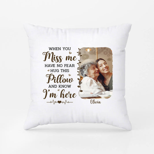 1673PUS1 personalized hug this and know im here pillow