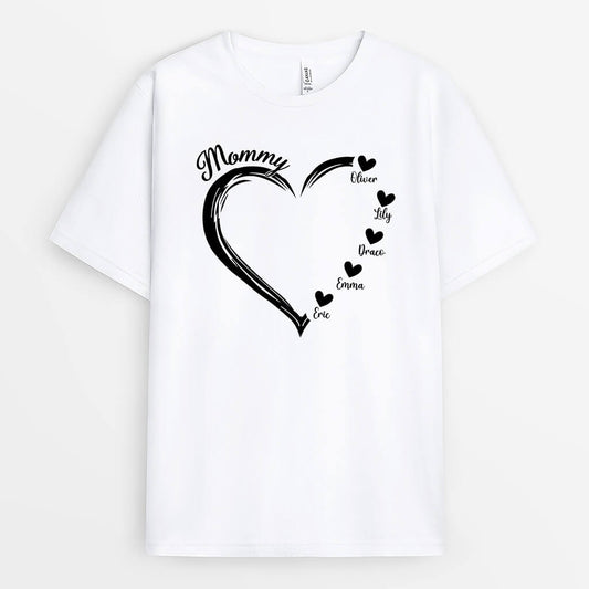 1686AUS2 personalized grandma heart t shirt