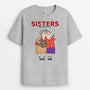 1688AUS1 personalized besties sisters forever sitting christmas t shirt