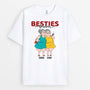 1688AUS2 personalized besties sisters forever sitting christmas t shirt