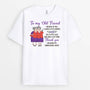 1692AUS1 personalized old friend t shirt