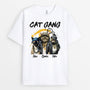 1700AUS2 personalized cat gang hiphop t shirt