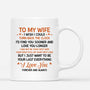 1712MUS2 personalized to my wife i wish i could turn back the clock mug