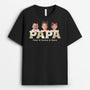 1717AUS1 personalized papa and kids t shirt