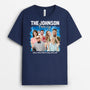 1719AUS2 personalized happy family t shirt