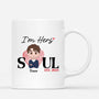 1750MUS2 personalized soul mate im hers im his couple mug