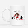 1750MUS3 personalized soul mate im hers im his couple mug