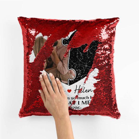 1766PUS2 personalized since the day i met you sequin pillow_5693ed2e 6c42 489e 8b8c 9091e701ad5b